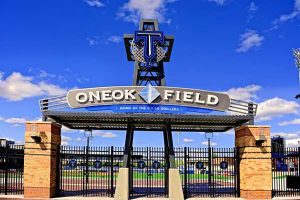 ONEOK Field entrance gate