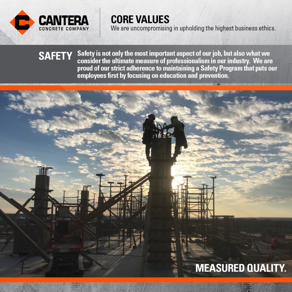 Safety is not only the most important aspect of our job, but also what we consider the ultimate measure of professionalism in our industry.  We are proud of our strict adherence to maintaining a Safety Program that puts our employees first by focusing on education and prevention.