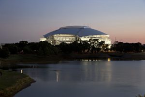 Cowboys Stadium at Sunset