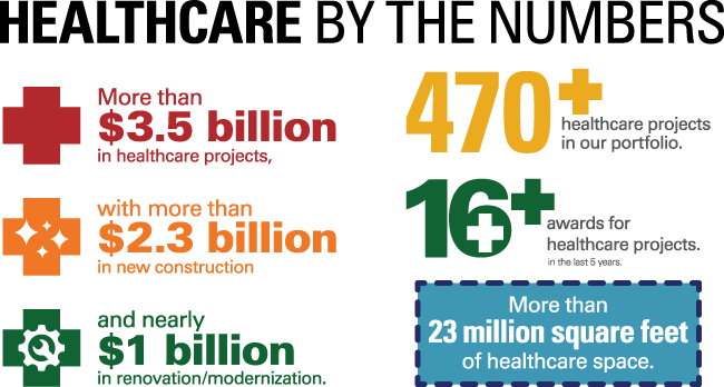 Healthcare by the Numbers Infographic