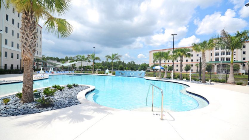Florida Gulf Coast University South Village Housing Pool Complex
