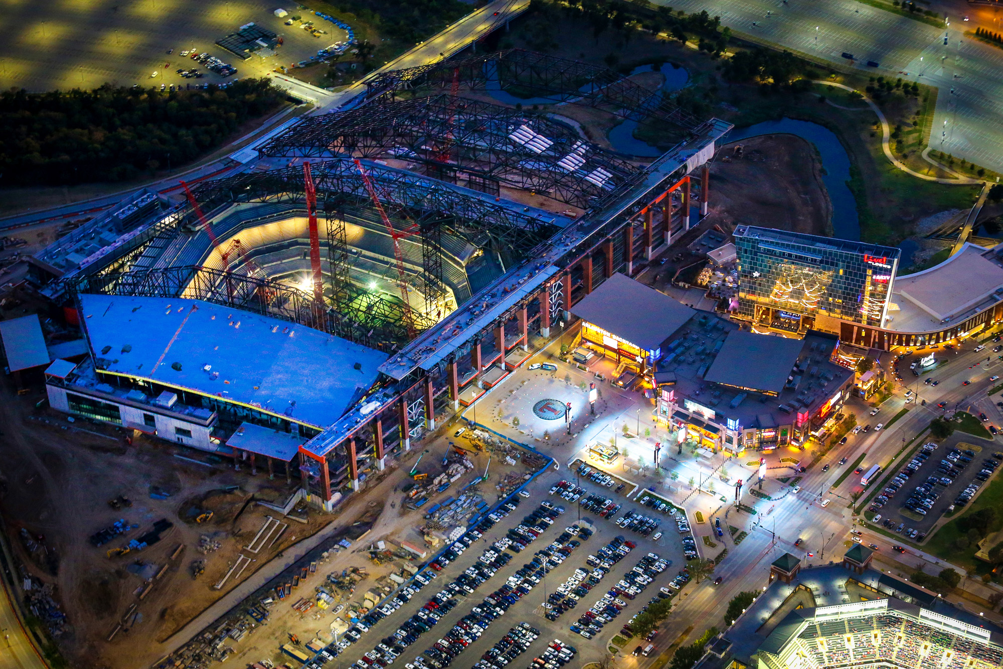 Globe Life Field Aerial By Kelly Gavin 2 Manhattan Construction Company