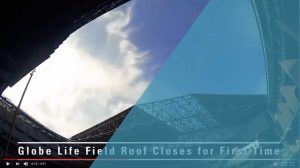 Globe Life Field Roof Closes for the First Time