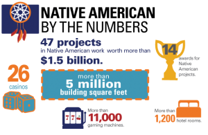 Native American Projects By the Numbers infographic