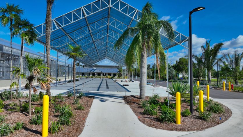 Naples Botanical Garden greenhouse