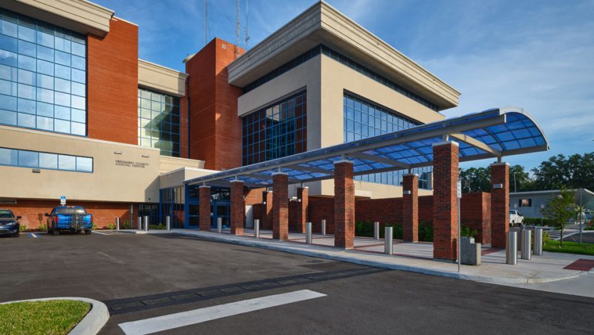 Judicial Center Exterior Covered Canopy