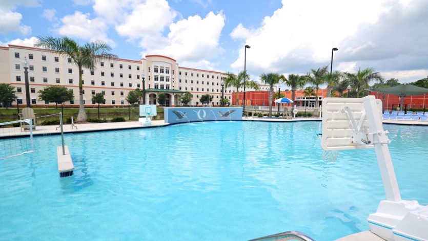 Florida Gulf Coast University South Village Housing Pool Complex